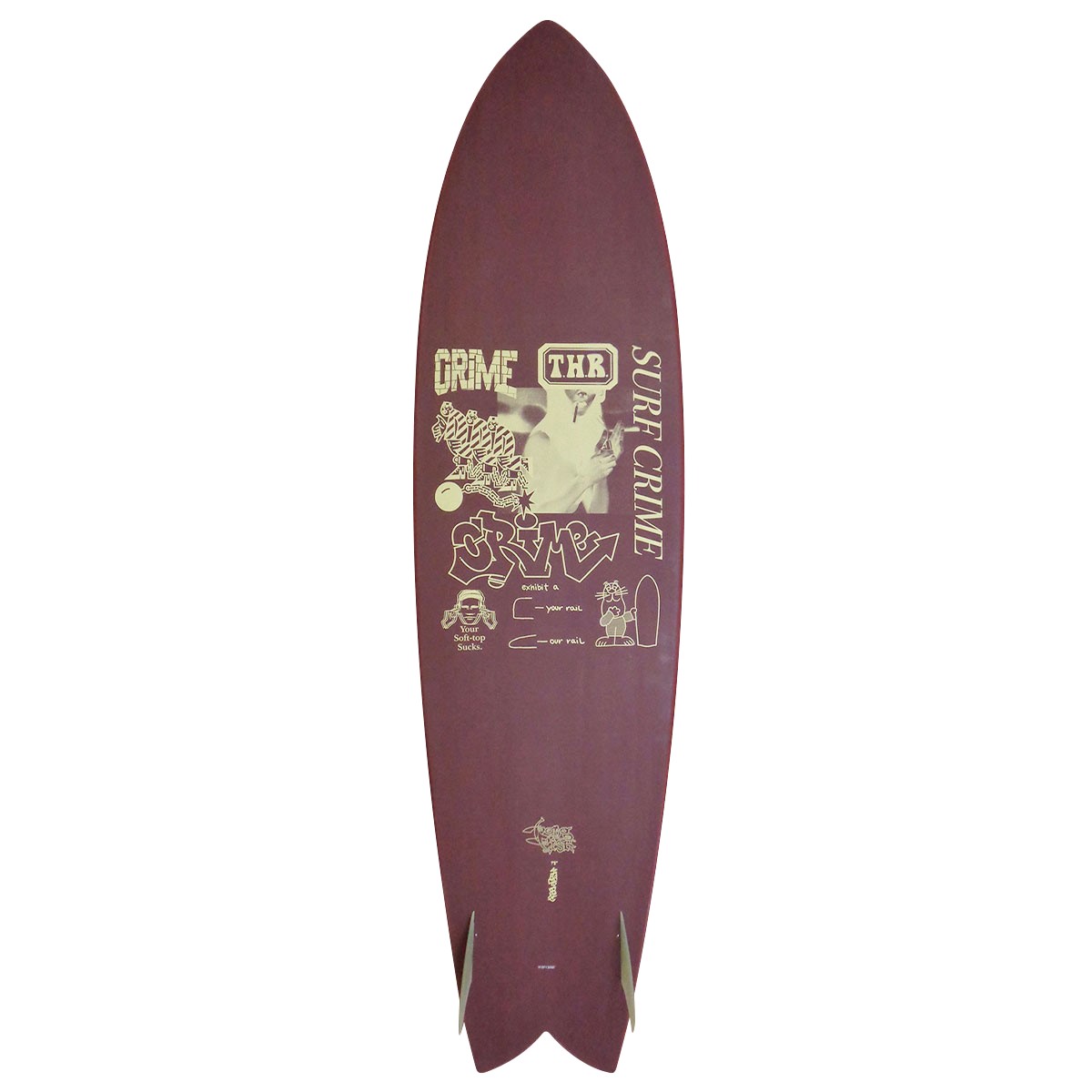 CRIME / CALIFORNIA KEEL 7`5 OX BLOOD | USED SURF×SURF MARKET